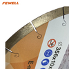 High quality Silver Brazed Silent line 14inch 350*10*60mm diamond saw blade for cutting quartz