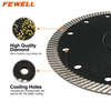 Hot press 7inch 180*1.6*10*25.4mm ceramic tile bricks granite concrete marble cutter diamond saw blade for industrial machines