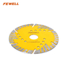 Economic Grade 110MM Diamond Saw Blade 4.3in MG Turbo with Protection Teeth for General Purpose for Market in Brazil