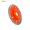 115-180mm Hot Press 4.5-7 Inch Super Thin K-Teeth Turbo Diamond Saw Blade for Cutting Ceramic Tile Porcelain