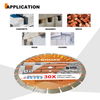 High Quality Cold Press 12-14inch 300-350mm Segment Height 15mm Diamond Segmented Saw Blade for Cutting Concrete Brick Granite Masonry