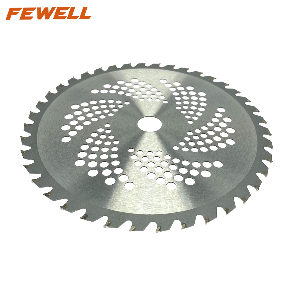 High Quality 10inx40T Garden tool 255*1.5*25.4 Trimmer head TCT saw Blade for cutting brush grass