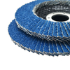 40-60 Grit Bevel Type 29 Flap Disc Blue Zirconium 115x22.23mm Flexible Sanding 4.5inch Flap Disc for Grinding Metal Stainless Steel