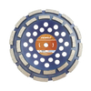 High quality Cold Press sintered 7inch 180*5*M14 double row diamond grinding cup wheel for abrasive concrete granite stone