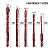 Masonry Drill Bits Set 10 Pcs for metal, brick, glass, ceramic tile plastic wood diamond hole saw Size 1/8" to 1/2"