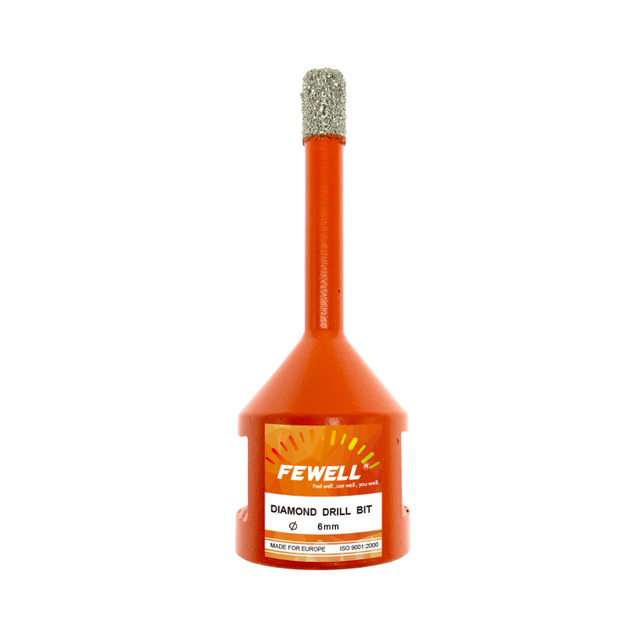 Vacuum Brazed 6-75mm M14 diamond core drill bits hole saw for drilling porcelain tile ceramic marble
