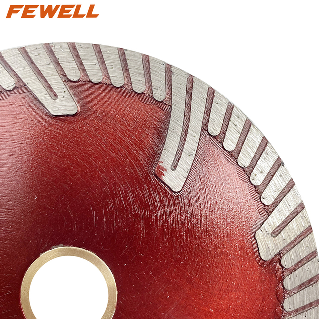 High quality Hot Pressed 4/6inch 105/150*8mm GU turbo diamond saw blade for cutting concrete