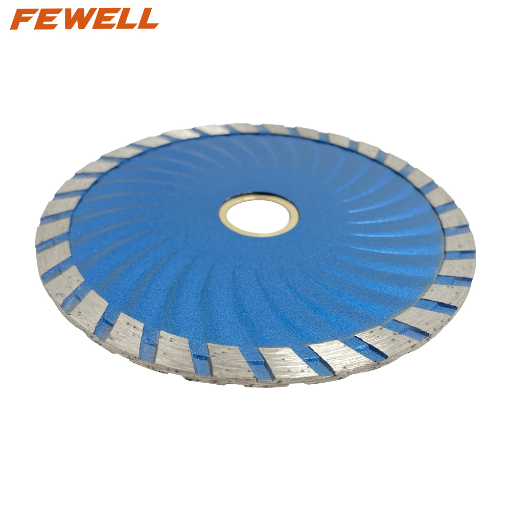 High quality Cold Press 4/5inch 105/125*8mm wave turbo diamond saw blade for cutting concrete