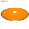 High quality Silver Brazed sandwich Silent steel 14-18inch 370/420/450*10*60mm diamond saw blade disc for wet cutting marble