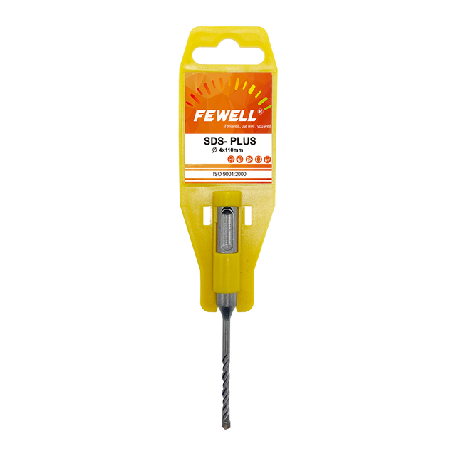 High quality Cross Tip SDS plus 4*110mm Double Flute Electric hammer Drill Bit for Concrete wall hard stone rock Granite