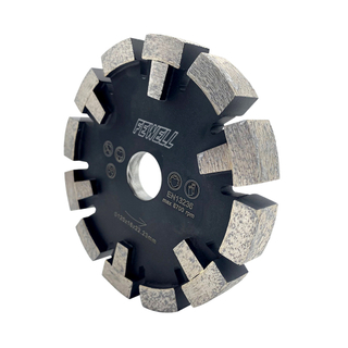 High quality 120*16*10*22.23mm Wall Floor heating Grooved Crack Chaser Diamond Tuck Point Saw Blade for grooving concrete