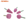 High quality 5PCS 1/4" Shank grinding head Mounted Stones set for polishing metal stainless steel