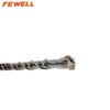  High quality Cross Tip SDS plus 1/2" 13*160mm Double Flute Electric hammer Drill Bit for Concrete wall masonary Granite