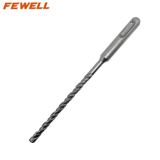 High quality Cross Tip SDS plus 6*110/160mm Double Flute Electric hammer Drill Bit for Concrete wall hard stone rock Granite