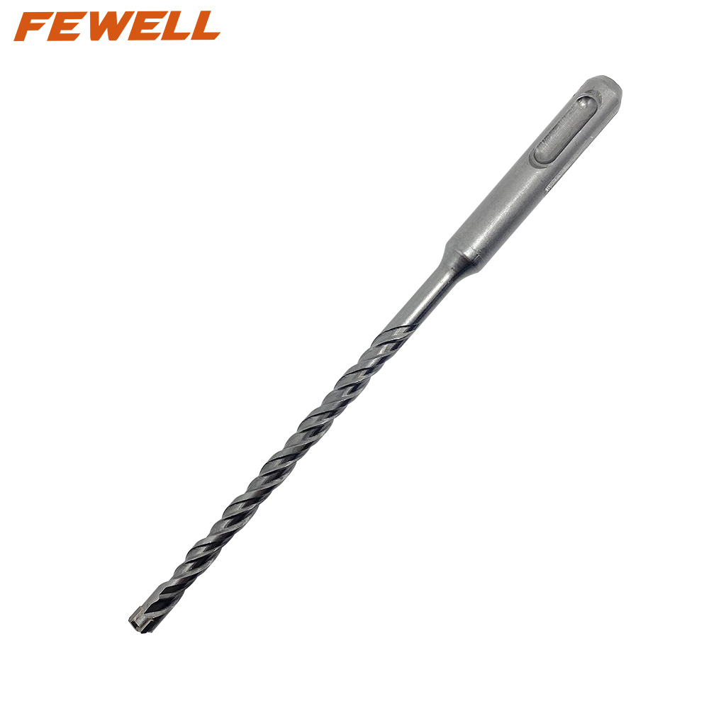 High quality Cross Tip SDS plus 6*110/160mm Double Flute Electric hammer Drill Bit for Concrete wall hard stone rock Granite