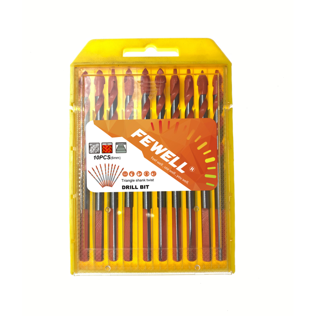 High quality 6/8/10/12mm Triangle shank twist drill bit for wall concrete brick