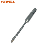 High quality SDS Plus Carbide Single Flat Tip 4*110/160mm Double Flute Electric hammer Drill Bit for Concrete wall Masonry Granite