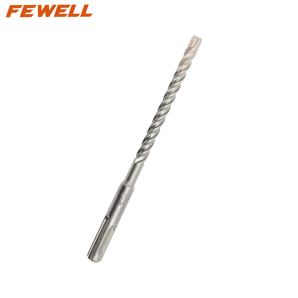 Top quality SDS Plus tungsten Carbide cross Tip 8/10/12/14/16mm single Flute Electric rotary hammer Drill Bit for Concrete wall rock Granite