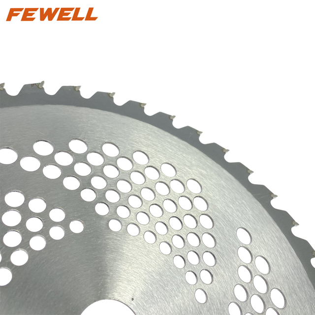High Quality 10''x40T Gardening tool 255*25.4mm Trimmer head TCT circular grass saw Blade for cutting brush grass