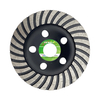Low price cold Press sintered 4.5inch 115*22.23mm turbo cup-shaped diamond grinding cup wheel for abrasive concrete floor granite stone