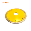 115mm Super Thin Hot Press Continuous Rim Diamond Saw Blade for Tile Marble Cutting with 8 Sector-Shaped Slots