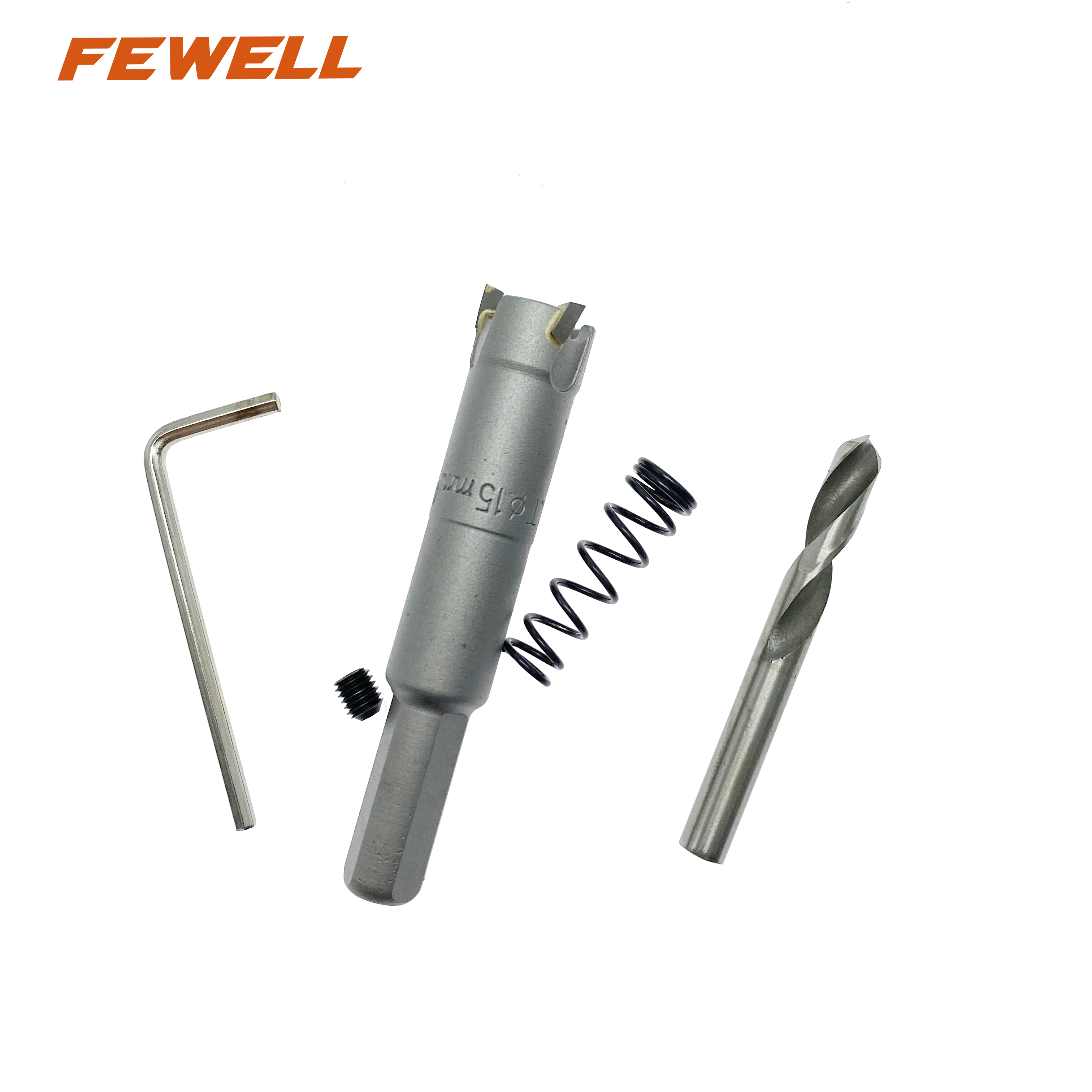High quality Triangular handle Tungsten Carbide TCT Alloy Hole saw diameter 15mm for metal stainless steel wood drilling