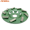 DIY cold Press 4.5inch 115*22.23mm diamond grinding cup wheel for dry grinding concrete floor blocks