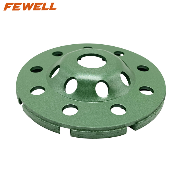 DIY cold Press 4.5inch 115*22.23mm diamond grinding cup wheel for grinding concrete floor blocks