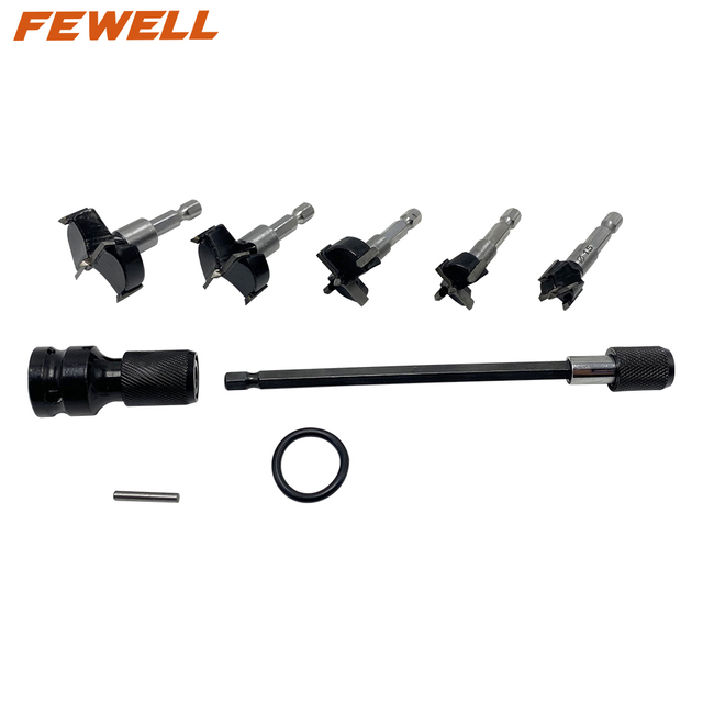 High quality 7PCS 15 20 25 30 35mm woodwork tool TCT wood hole saw set