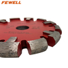 140x17mm V shape diamond milling disc tuck point blade for medium floor underfloor heating 