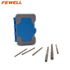 15 PCS Cobalt HSS M35 Twist Drill Bit Set for Drilling Metal, Stainless Steel