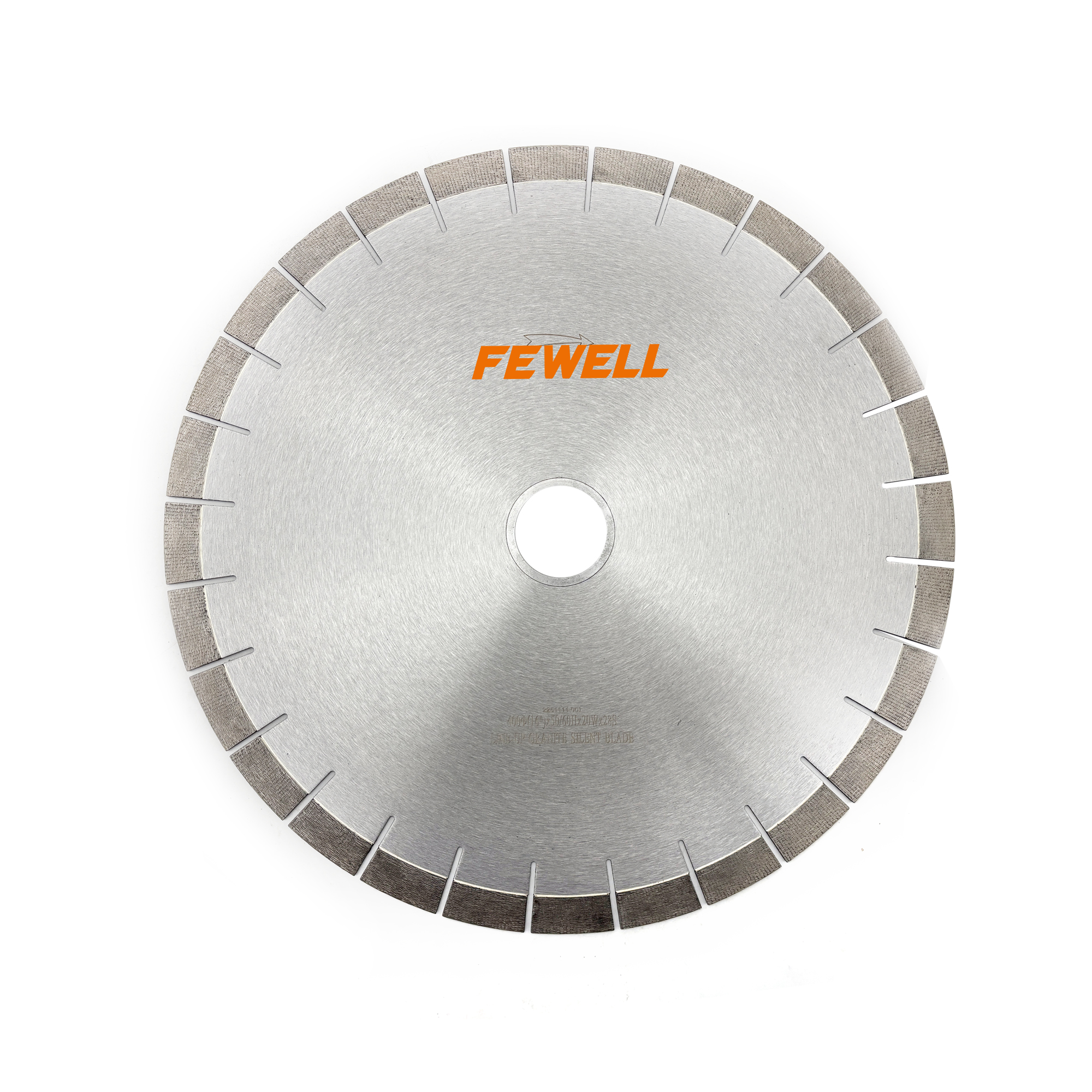 16inch 400*20*60/50mm Silver Brazed Arix Segments Diamond Disc Saw Blade for Wet Cutting Hard Granite