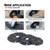 Vacuum Brazed Coarse Grit Tungsten Carbide saw blade for cuttng Wood Plastic with Nail
