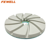 High quality 4inch 5inch 100mm 125mm diamond turbo polishing Pads for stone marble concrete granite 