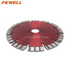 High quality Laser welded 6-14inch 150/230/250/350*10mm segmented turbo diamond saw blade for cutting concrete beton reinforced concrete