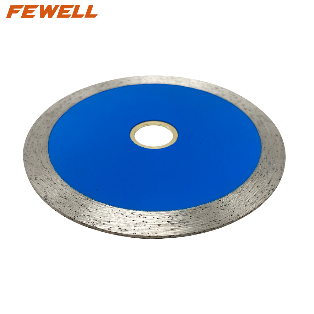 High quality 105*1.7*10*20mm cold Press 4inch continuous rim diamond cutting disc for cutting tile
