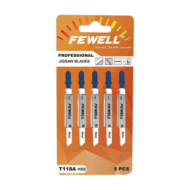 High quality 5PCS HCS jig saw blade set for metal cutting