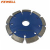 High quality Silver Brazed 4.5inch 115*22.23mm 10mm thickness diamond segmented tuck point saw blade for cutting beton concrete floor