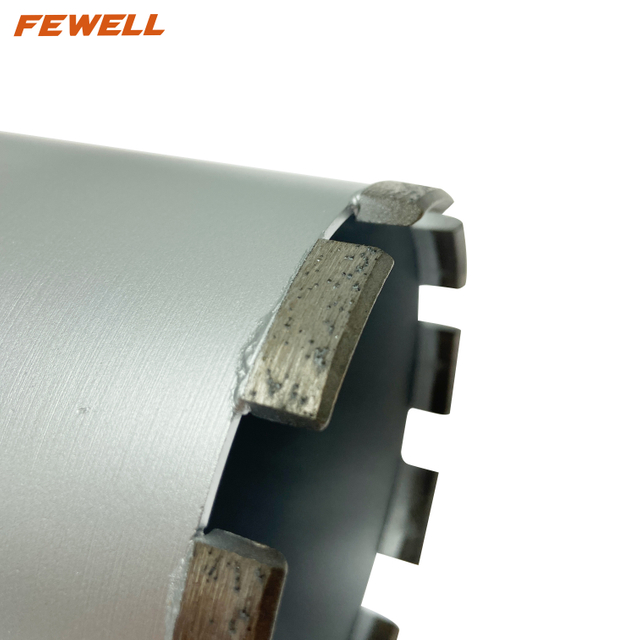 High quality Laser welded 112*10*310*1-1/4UNC rooftop segments diamond core drill bit for concrete