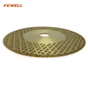 High quality 7inch 180*22.23mm double side triangle shape blade electroplated diamond saw blade for marble 