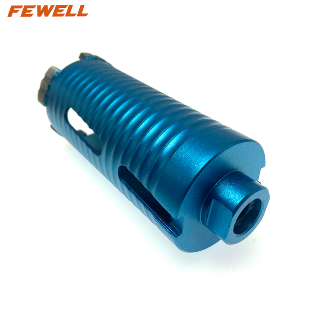 High quality Laser welded 55*10*143*M16 arix segmented turbo diamond core drill bit for concrete