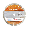 Laser welded 9inch 230*2.6*12*22.23mm diamond concrete saw blade for cutting concrete wall