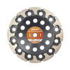 High quality Silver Brazed 6inch 180*5*M14 thread T teeth diamond cup wheel for grinding asphalt granite concrete