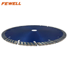High quality Cold Press 9inch 230*3.2*9*22.23mm sintered diamond segmented turbo saw blade for cutting granite concrete