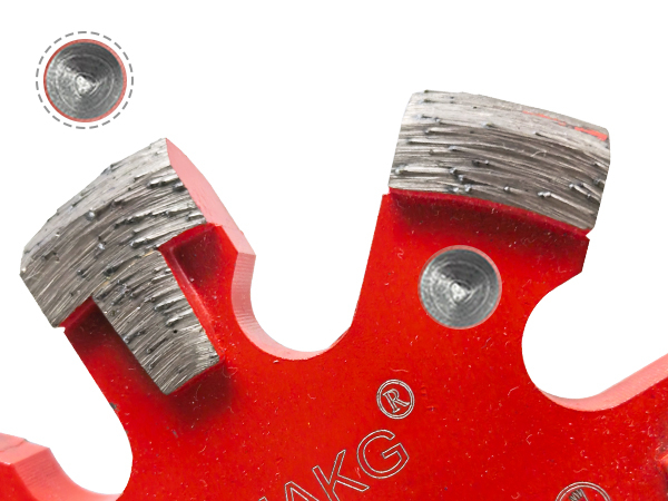 130mm Underfloor Heating V Groove Diamond Blade with 17mm Thickness for Diamond Tuck Point Blade for Grooving Hard Concrete