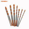 High quality 7pcs(3mm,4mm,5mm,6mm,8mm,10mm,12mm) triangle shank spiral drill bit for wall concrete brick