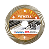 High quality hot press 4inch 105*10*20mm super thin turbo diamond saw blade for cutting tile porcelain 
