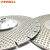 230*M14 double side electroplated blade 9inch diamond segmented saw blade for cutting marble and granite