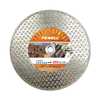 High quality 7/9Inch 180/230mm M14 flange single side triangle shape electroplated diamond saw blade for marble 
