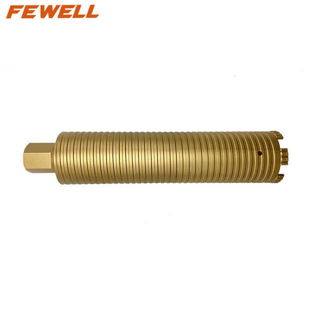 High quality laser welded 84*10*380*1-1/4UNC segments diamond water core drill bit for concrete granite